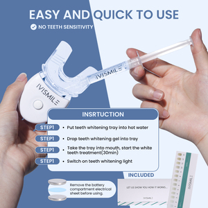 Ivismile chuyên nghiệp răng nha khoa làm trắng Kit logo riêng với ánh sáng LED cho Nha khoa tẩy trắng - Product Image 3