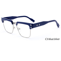 XINYUAN Monturas de Gafas de Acetato de Diseño Moderno Unisex, Monturas Ópticas de Alta Calidad, Modelo 1317, Pocas Unidades en Stock, Lo Más Nuevo