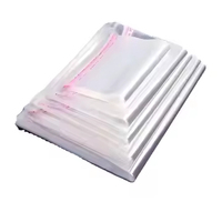 Sacs en plastique transparents PP OPP pour vêtements et chaussettes, auto-adhésifs, sous vide, épais, personnalisables, avec fermeture hermétique, vente en gros
