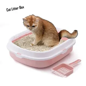 Smart Automatic Inox Cat Litter Box Self-Cleaning Sandbox with Reusable Inox Monitors Cat Weight for Toilet Training