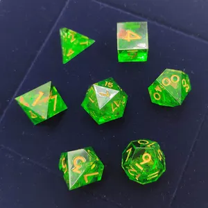 Aangepaste Roulette Dobbelstenen Groothandel Punk Gear Dobbelstenen Custom D20 Kerker En Dragon Rpg Dnd Spinner Dobbelstenen