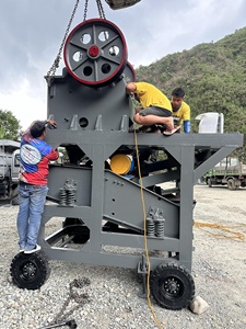 Pe250x400 giá tốt di động hàm máy nghiền đá Máy Nghiền crusher250 x 400 - Product Image 3