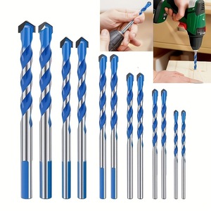 Multipurpose Drill Bits Metric Jobbers Length Hex Shank TiCN Coated For Ceramic Concrete Glass Plastic Synthetic Materials - Product Image 4