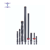 Forets à insert remplaçables, tige conique SLS, poignée conique Morse, tige droite, porte-outils de perçage indexables, foret à chanfrein