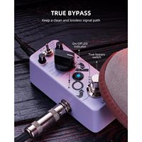 Pédale de boucle de batterie LEKATO 16 Drum Groove, boucle de 20 minutes, 3 modes, tap tempo, overdubs, micro inclus