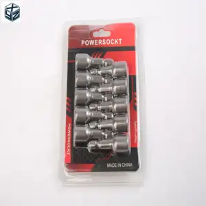 Goede Groothandel Crv Materiaal 6.35 Zeshoek 9Mm * 42Mm * 10Pc Sterke Magnetische Moer Driver Set