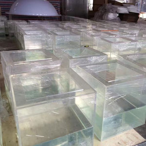 Diseño personalizado de fábrica, tu propio acuario acrílico, hogar único para peces, PC de plástico, pecera, uso de agua de 220V empaquetado en bolsas de Caja - Product Image 3