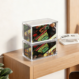 Акриловые контейнеры для хранения, акриловые органайзеры, коллекционный демонстрационный куб с тематикой Черепашек-ниндзя для игрушек и сувениров - Product Image 3