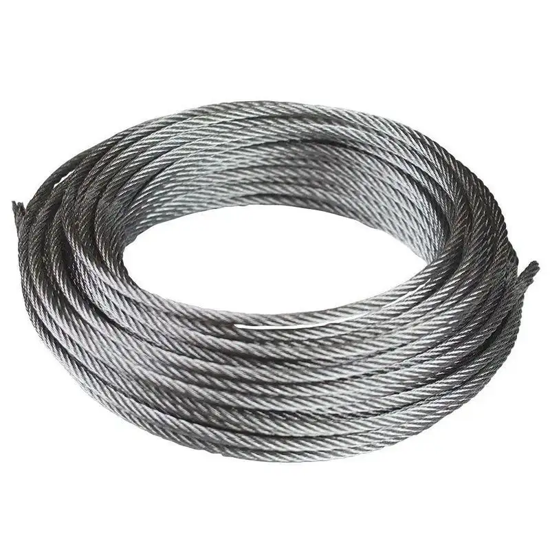 Cables de amarre de núcleo de cable de alambre independiente 6XWS36 cuerda de alambre galvanizada dibujada clase IWRC 41 hilo de acero de elevación