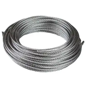 Independent wire rope core mooring wires 6XWS36 class drawn galvanised wire rope IWRC 41hoisting steel strand