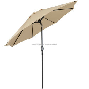 Sombrilla Uplion de 10 Pies Color Beige para Mesa de Patio, Jardín y Exteriores, Tipo Parasol de Mercado para Restaurante al Por Mayor - Product Image 4