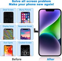 Kit de remplacement d'écran LCD tactile Bsz4uov 13 Pro 61 pouces pour modèles A2483/A2636/A2638/A2639/A2640, étanche avec fonction 3D Touch