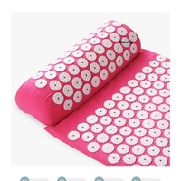 Tapis de yoga d'acupression en ABS, écologique, pour la thérapie sportive, avec housse personnalisable pour tous