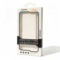 Boîte d'emballage personnalisée pour étuis de téléphone, boîte en carton portable avec fenêtre pour étuis de téléphone portable, emballage de vente au détail