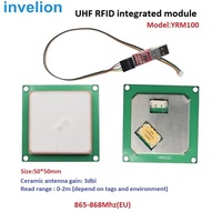 Módulo Lector/Escritor RFID UHF de Largo Alcance de 3 m - Antena de 3 dBi, Material ABS, Sistema Integrado Compatible con USB