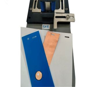 테박 헤비듀티 2-in-1 수동 PVC 홀 펀치 - 원형/평면 구멍용 휴대용 정밀 펀칭기 (PVC 및 금속판) - Product Image 6