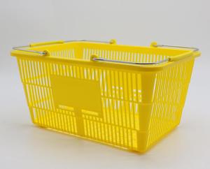 Canasta de Plástico para Supermercado de 17L, Colores Personalizados, MOQ 100 Unidades, Canastas de Mano, Canastas de Compra - Product Image 4