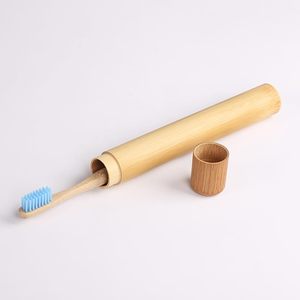 Reusable Eco-friendly Travel <b>Case</b> Bamboo <b>Toothbrush</b> Holder for Bamboo <b>Toothbrush</b> Customized Package - Product Image 3