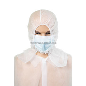 Coperchio per la testa del passamontagna chirurgico/cappuccio Ninja monouso in PP Non tessuto, con fascia elastica - Product Image 4