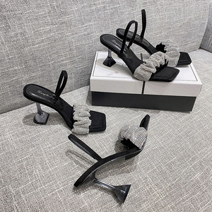 Fabricant chinois – Nouveaux mules babouches à talon chaton pour femme 2025 – Chaussures à talons pour dames - Product Image 3