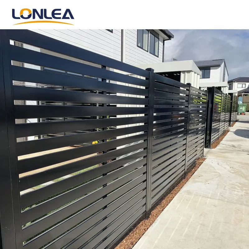 Groothandel Hoge Kwaliteit Outdoor Aluminium Tuin Hek Aluminium Slat Hek