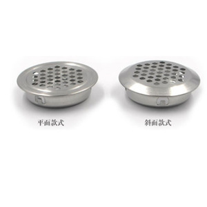 Stainless Steel <b>Ventilation</b> Cover Round Mesh <b>Grill</b> For Wardrobe Cabinet Furniture Wall Mount Detachable Design - Product Image 4