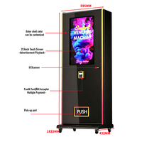 Máquina Expendedora Inteligente Multifuncional con Pantalla Publicitaria HD y Verificación de Edad