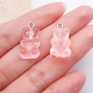 Dije de oso abrazando un corazón, mensaje de amor rosa para San Valentín, tirador de cremallera para bolso - Product Image 6