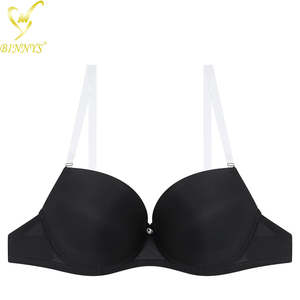 Binnys Push up Soutien Gorge mujeres sujetadores con hombro transparente transpirable B Cup venta al por mayor Sostenes Sexy Ladies <span class=keywords><strong>Brallette</strong></span> - Product Image 1