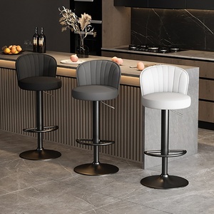 Sgabelli da <span class=keywords><strong>Bar</strong></span> TUQ Moderni con Schienale Morbido, Vendita Diretta dalla Fabbrica, Design Semplice per Cucina - Product Image 1