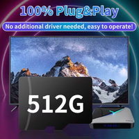 Meilleure Vente Carte Mémoire TF/SD 100% Capacité Réelle 4 Go-512 Go en Plastique