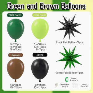 Ensemble d'arche de ballon d'étoile d'explosion pour explorer la fête d'<span class=keywords><strong>anniversaire</strong></span> du garçon de thème de forêt profonde en gros - Product Image 2