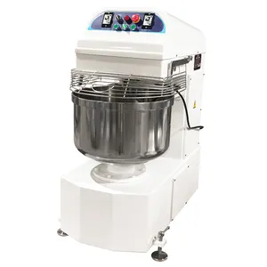 Heavy Duty spiral Mixer/80 Liter mixing Bowl/Stainless Steel Hook/25kg flour dough mixer/Amasadora espiral industrial