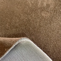 Tissu en micro-suède, velours 100% polyester, collé à la mousse pour siège de voiture/ canapé/ meubles