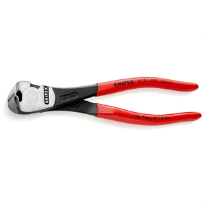Alicates Mecánicos Knipex 67 01 200, Tipo Fuerte con Punta de Corte Frontal, Cap Piano 2.5 mm - Product Image 1