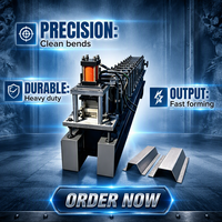 Machine de profilage de cannelures en métal pour profilés Omega, ligne de production de profilés en tôle galvanisée pour supports de construction