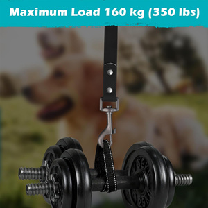 Laisse pour <span class=keywords><strong>chien</strong></span> imperméable, facile à nettoyer, robuste, 360° °   Laisse d'entraînement pour animaux de compagnie anti-emmêlement pivotante avec anneau en O en métal pour grands chiens - Product Image 3