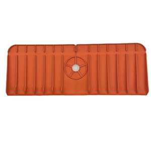 Tapis de robinet d'évier de cuisine en silicone, tapis de vidange d'évier derrière le robinet, tapis absorbant pour robinet de salle de bain, tapis attrape-eau - Product Image 2