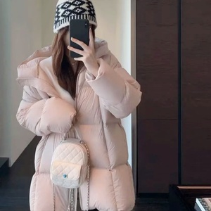Chaqueta Acolchada Extra Grande con Capucha Desmontable para Mujer, Ligera y Cálida, 2025 |   Personalizable - Product Image 1