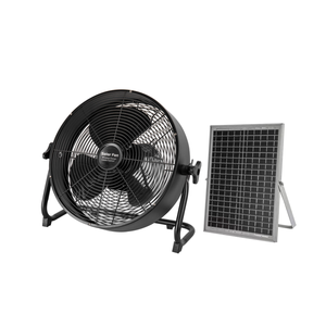 16 inch 12V DC/AC ráp fan hâm mộ năng lượng mặt trời bảng điều khiển hoặc adapter sạc với Máy tính để bàn hoặc đứng hoặc Wall Mount năng lượng mặt trời có thể sạc lại Fan - Product Image 5