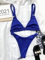 Maillot de bain 2 pièces, sous-vêtement de marque privée, culotte tanga, modèle Micro, Bikini, grande taille, pour femmes