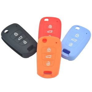 Keyyou — <span class=keywords><strong>coque</strong></span> de clé de voiture en Silicone, étui pour K ia RIO K2 K5 Sportage, Sorento pour <span class=keywords><strong>Hyundai</strong></span> i20 i30 i35 <span class=keywords><strong>iX20</strong></span> solara - Product Image 4