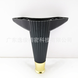 YIJUN Striped Plastic Furniture <b>Legs</b> 4095 Modern Minimalist Luxury Easy Installation - Product Image 3