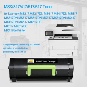Cartouches de toner Chinamate pour MS/MX 317 Lexmark, compatibles avec les cartouches de toner Lexmark MS317dn, toner pour imprimante MS317dn MX317dn - Product Image 6