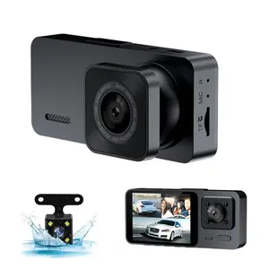 Personnaliser hd 1080p conduite voiture avant et arrière DVR boucle enregistrement caméra vidéo bande cam enregistreur gps suivi automatique écran moniteur