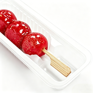 Cajas <span class=keywords><strong>de</strong></span> Plástico Transparentes Personalizables, Seguras, Desechables y Reciclables para Dulces, Tanghulu Congelado, <span class=keywords><strong>Brochetas</strong></span> <span class=keywords><strong>de</strong></span> Frutas, Bandejas <span class=keywords><strong>de</strong></span> Empaque para Alimentos - Product Image 1
