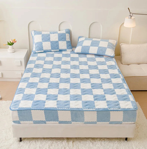 Drap-housse gris et blanc uni ultra doux et respirant, literie pour adultes toutes saisons, durable, de haute qualité, lavable - Product Image 3