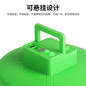Led <b>Charging</b> <b>Lamp</b> Foldable Outdoor Camping Usb Rechargeable Bright Hanging Emergency Saucer Light - Product Image 4