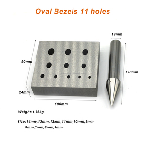 2022 nouvelles arrivées outils de fabrication de bijoux bijoux coupe Cutter accessoires <span class=keywords><strong>lunette</strong></span> bloc et poinçon ovale <span class=keywords><strong>lunette</strong></span> étroite faisant bloc - Product Image 4