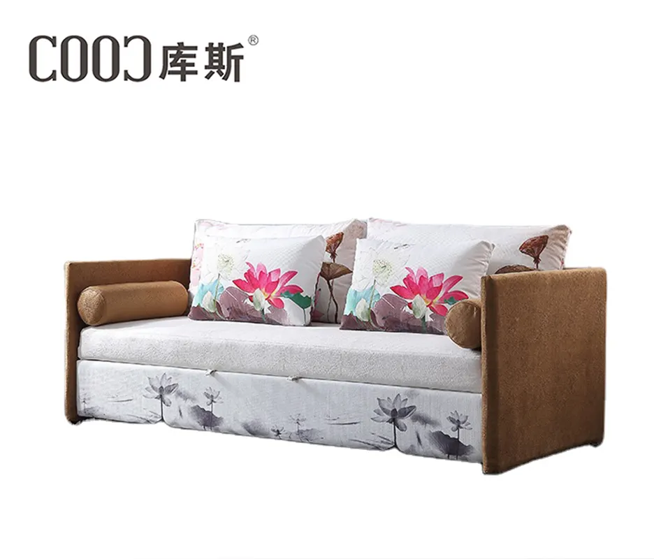 COOC أثاث الصين ركن سرير أريكة مع التخزين حديث ملكة حجم أريكة 6082